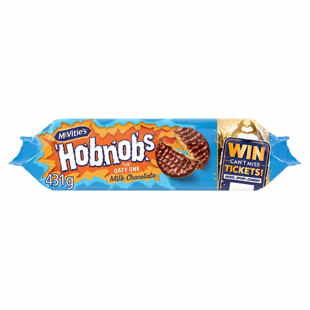 McVitie's Milk Chocolate Hobnobs Biscuits - The Oaty One 431g