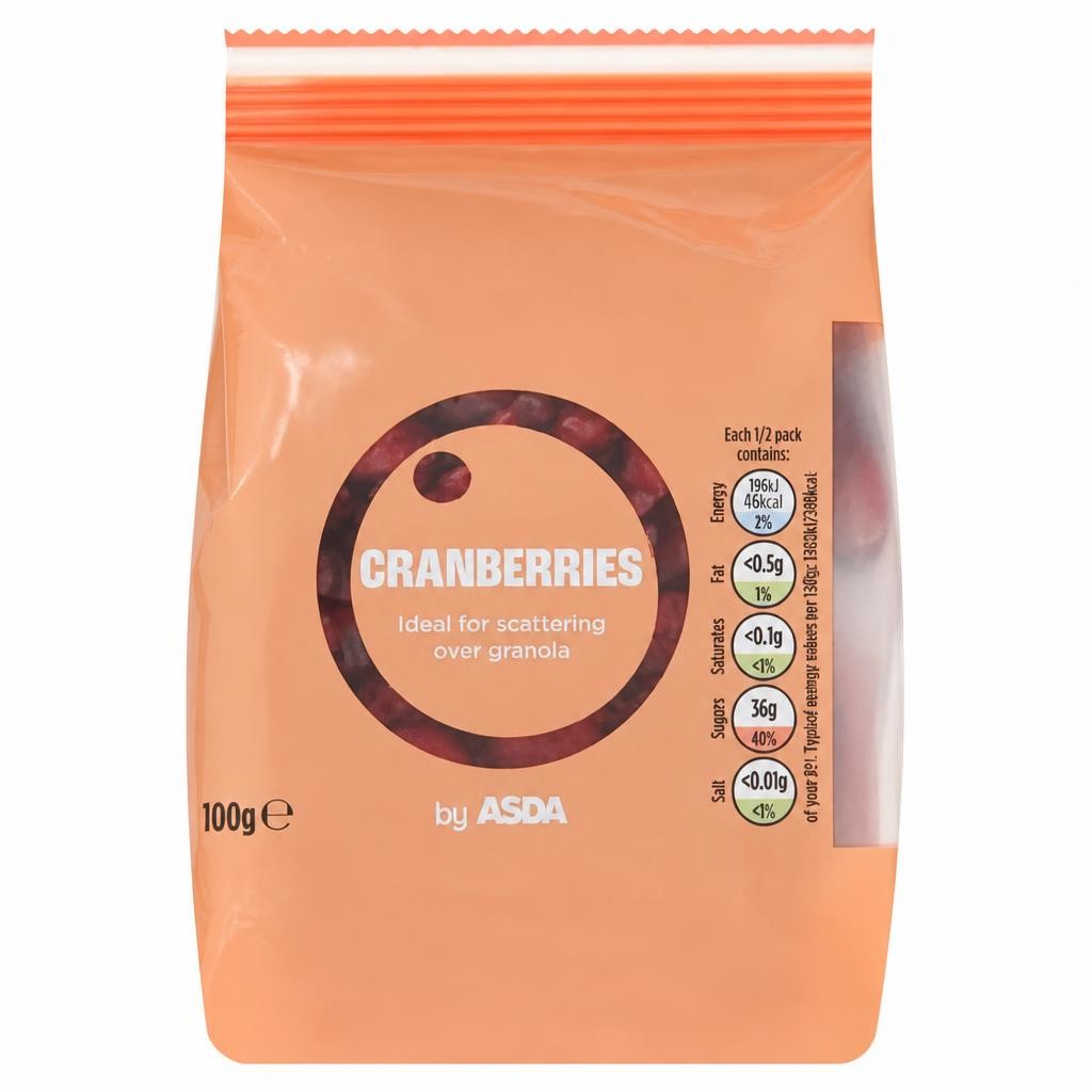 ASDA Cranberries 100g