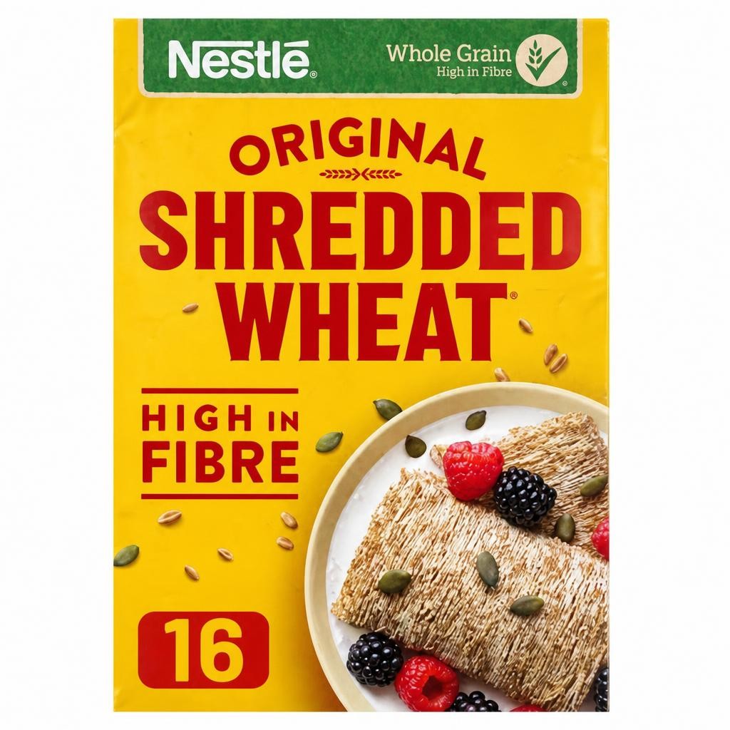 Nestle Shredded Wheat Original Breakfast Cereal 16 Biscuits 360g