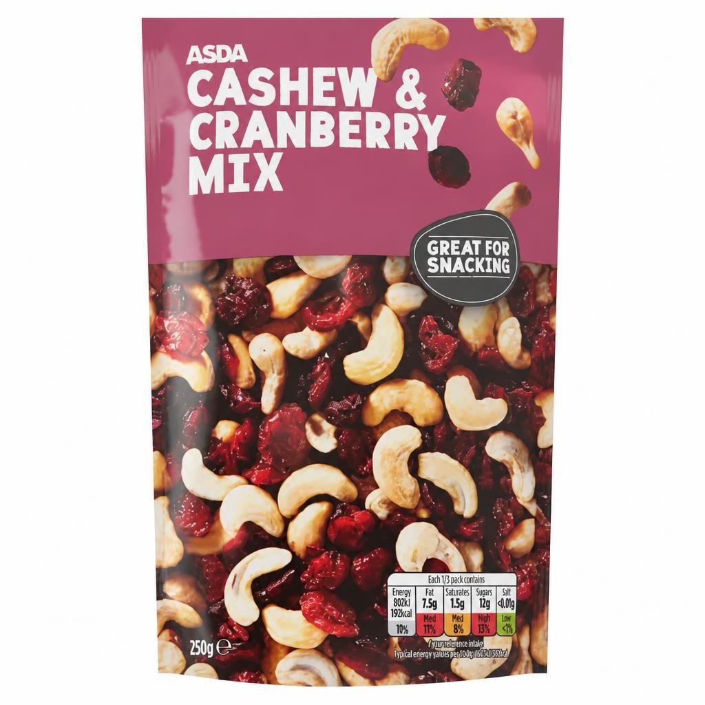 ASDA Cashew & Cranberry Mix 250g