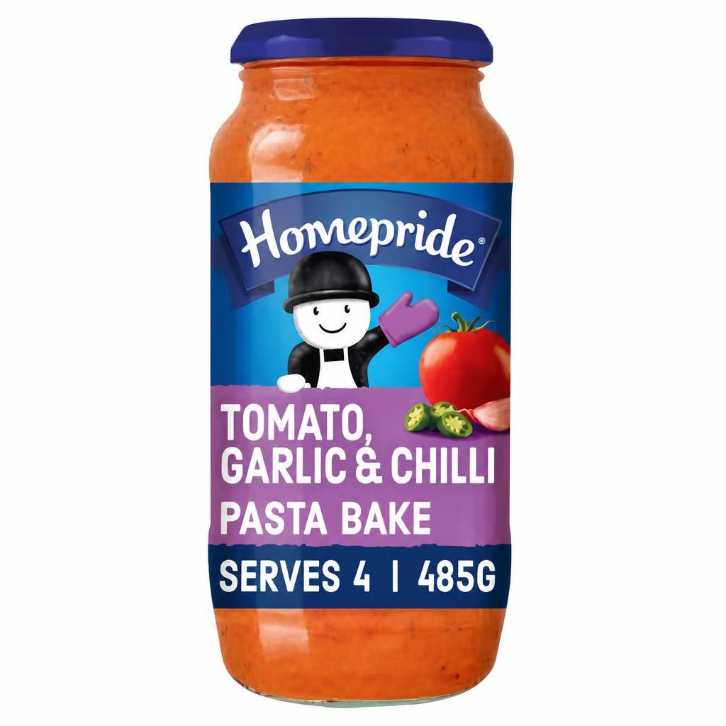 Homepride Pasta Bake Sauce Tomato, Garlic & Chilli