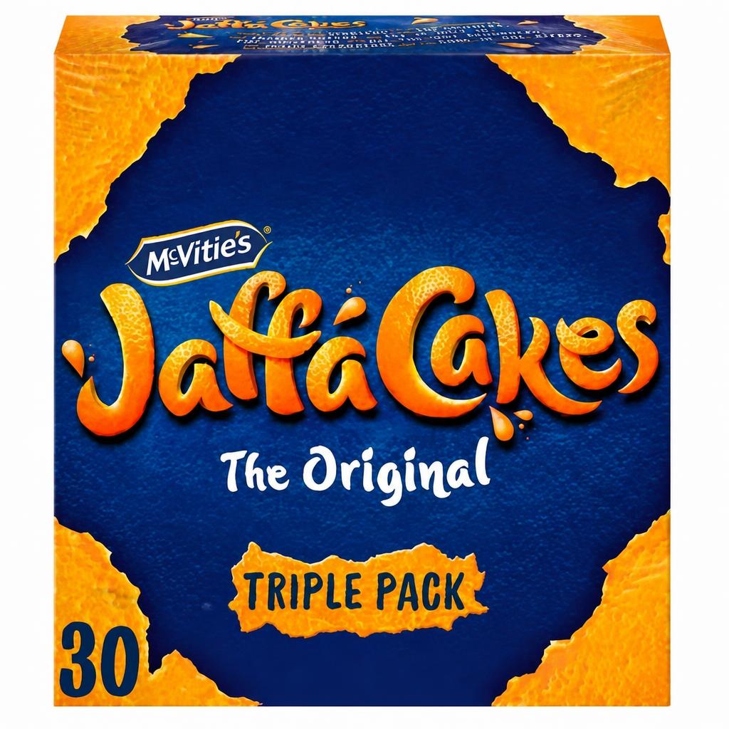 McVitie's Jaffa Cakes Original Chocolate Biscuits Triple Pack 3 x 10 Cakes, 330g