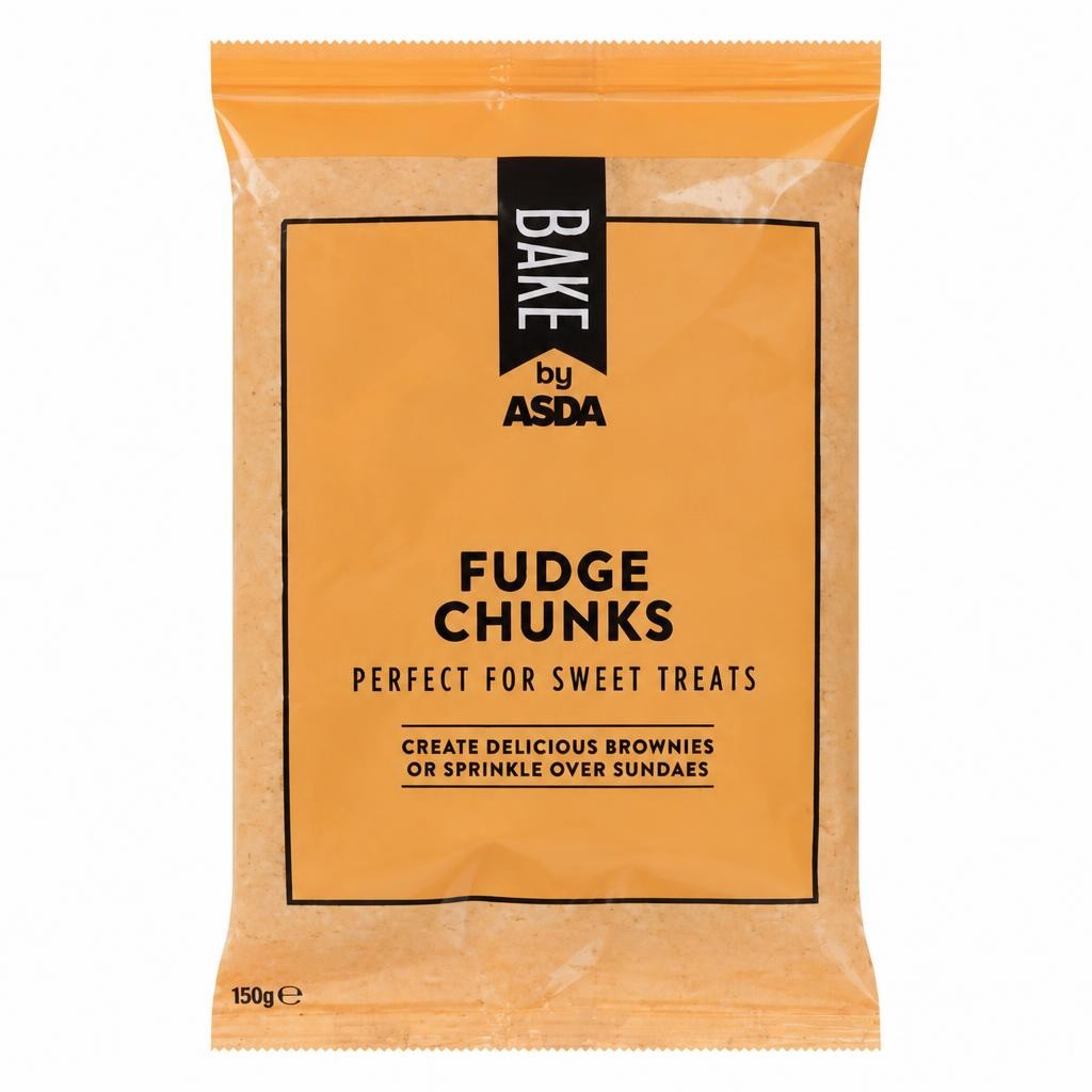 ASDA Bake by  Fudge Chunks 150g