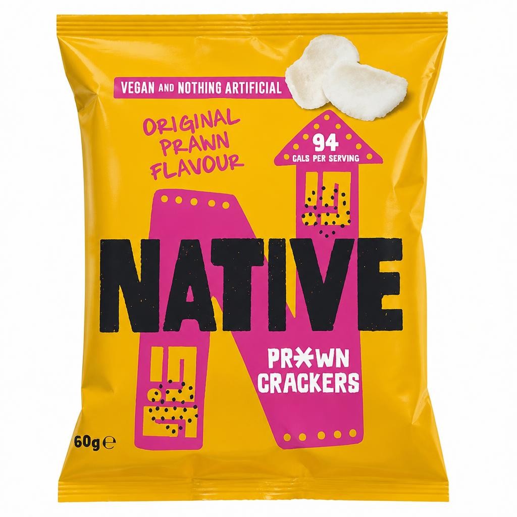 Native Prawn Crackers Original Prawn Flavour 60g