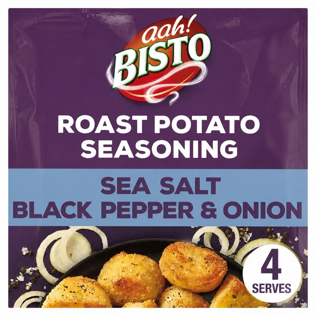 Bisto Crispy Sea Salt Black Pepper & Onion Roast Potato Seasoning 40g