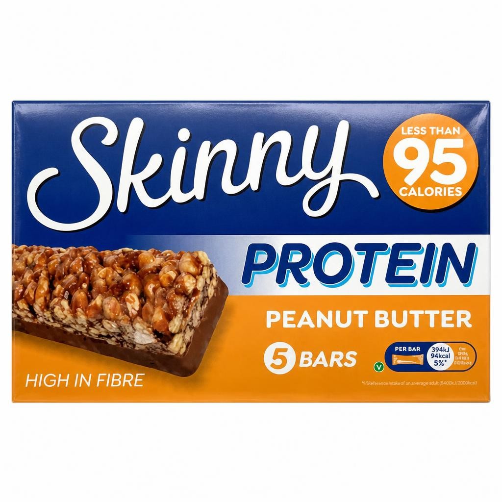 Skinny Brands Protein Peanut Butter Bars 5 x 21g