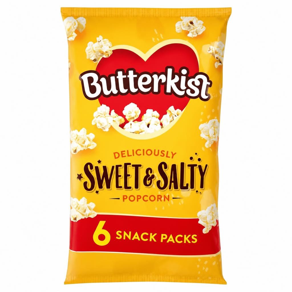 Butterkist Sweet & Salty Popcorn 6 Pack