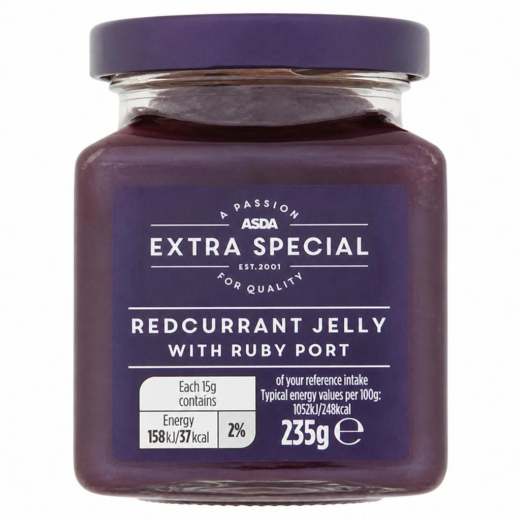 ASDA Extra Special Redcurrant Jelly with Ruby Port 235g
