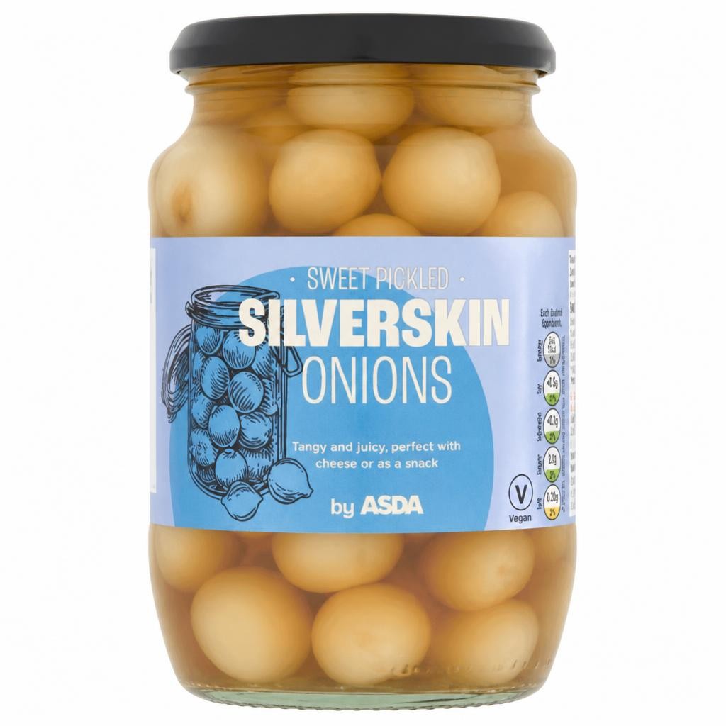 ASDA Sweet Pickled Silverskin Onions 710g