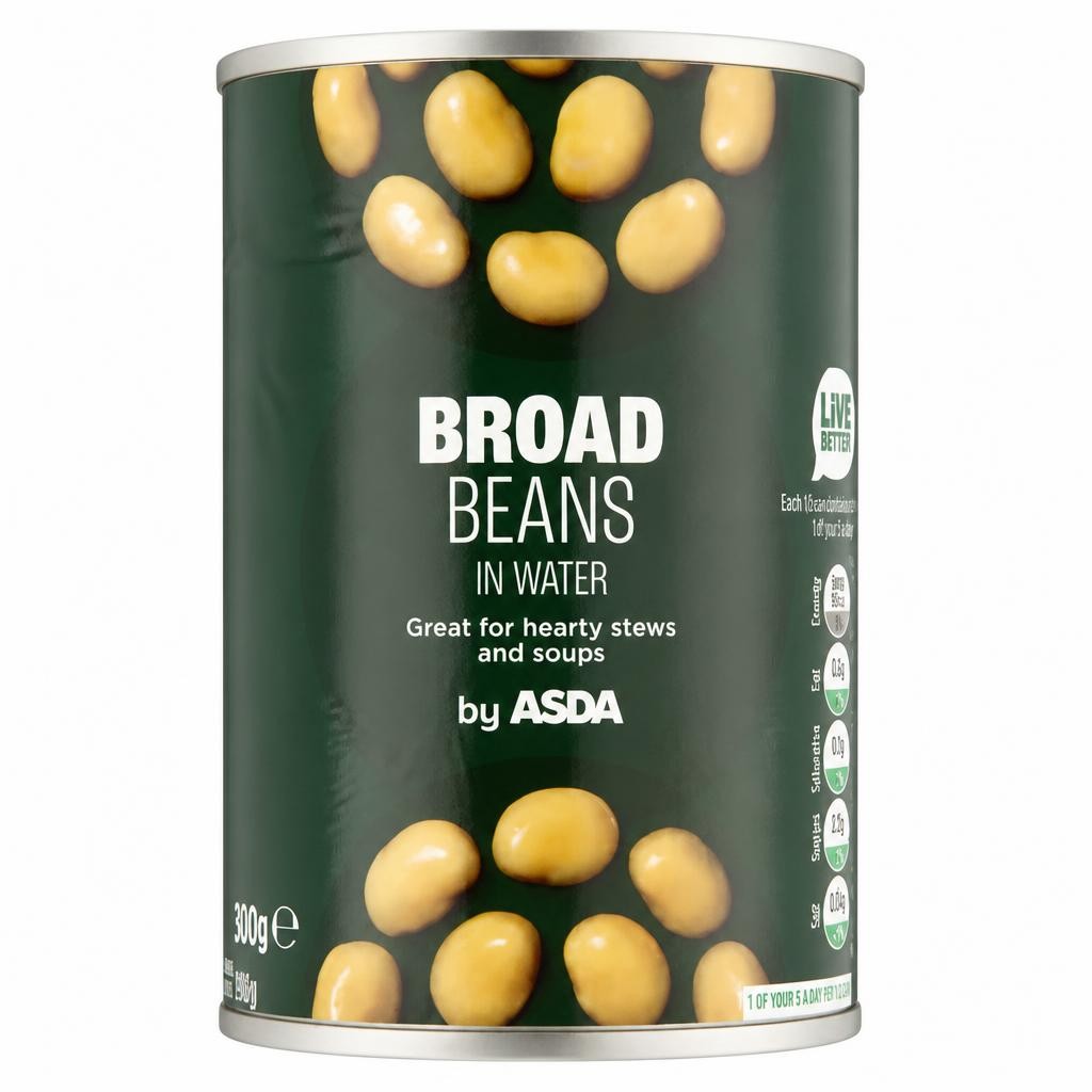 ASDA Broad Beans in Water 300g