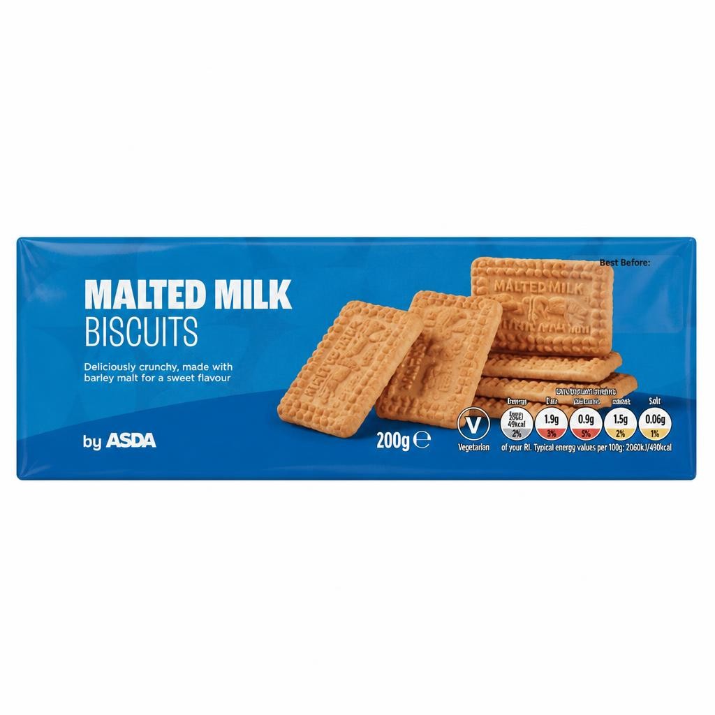 ASDA Malted Milk Biscuits 200g