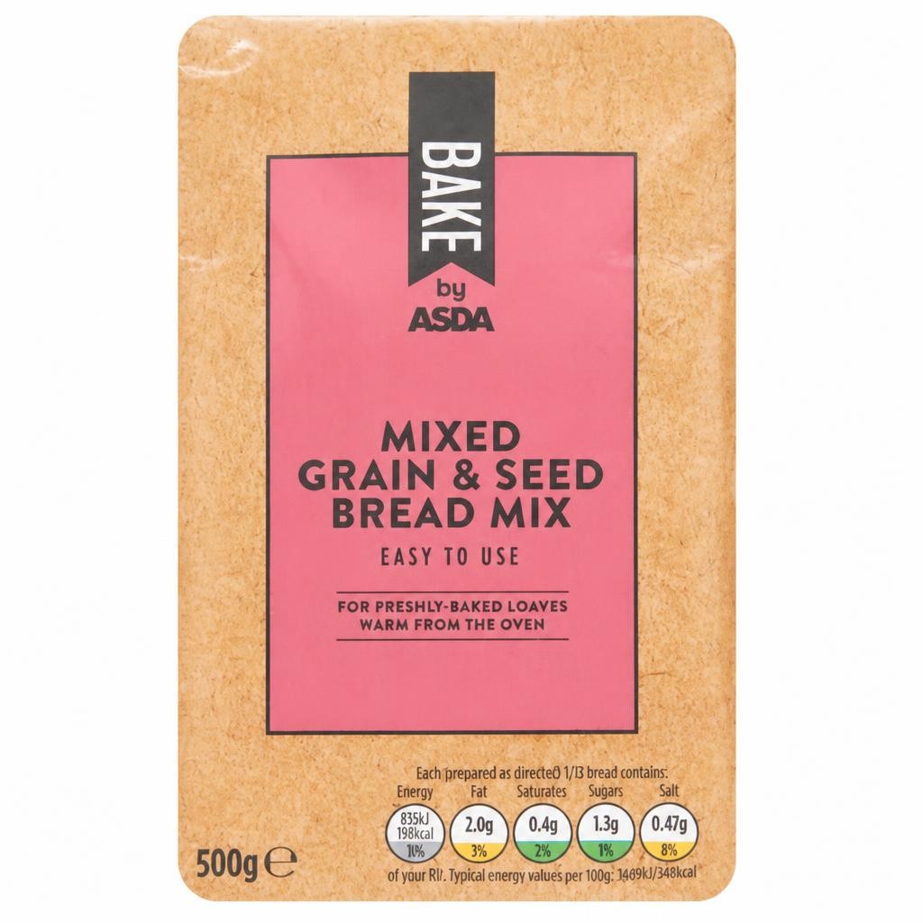 ASDA Bake Mixed Grain & Seed Bread Mix 500g