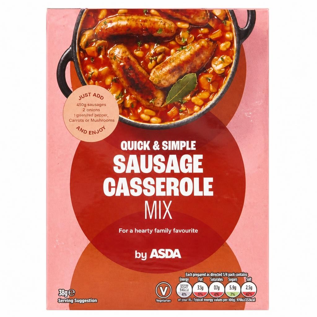 ASDA Sausage Casserole Mix 38g