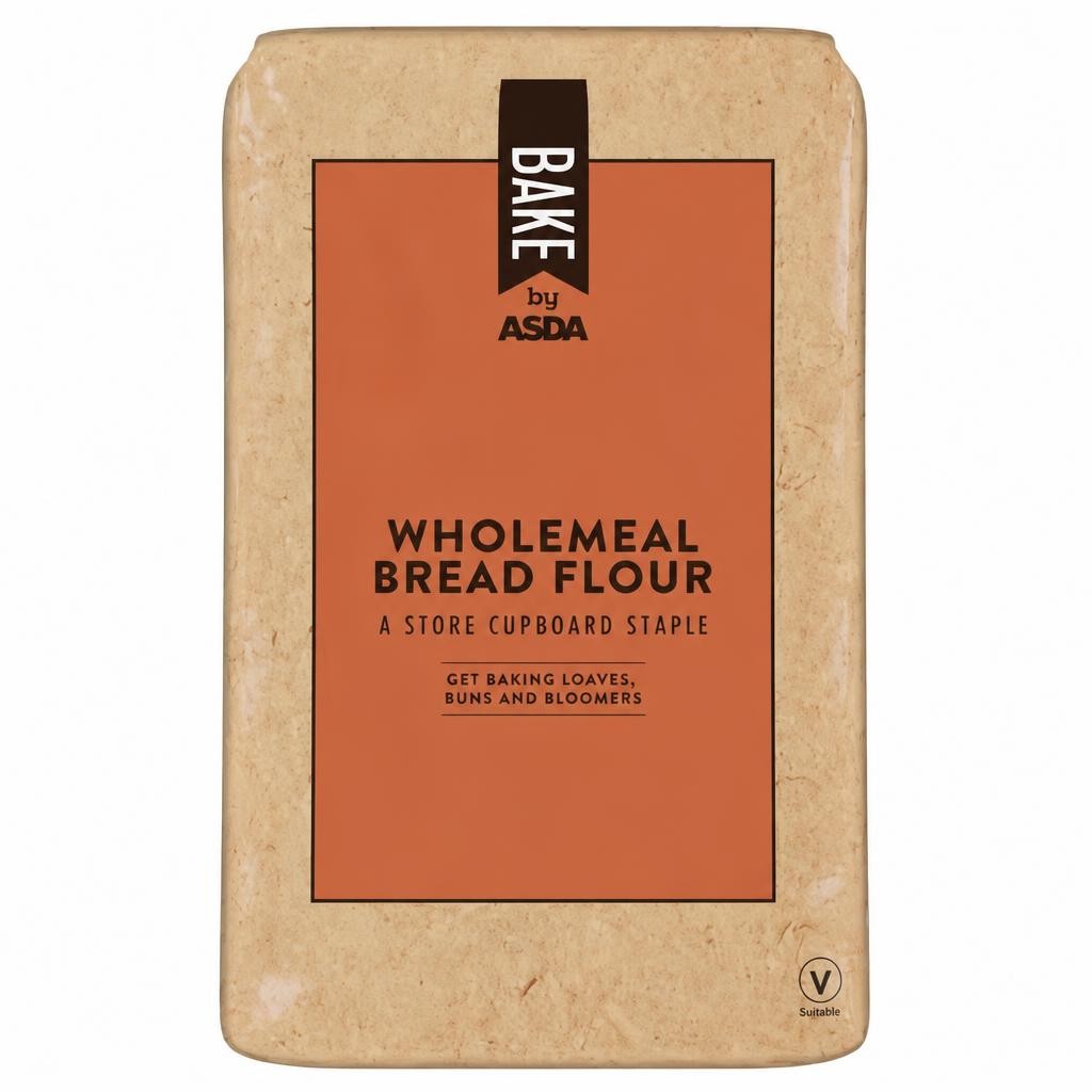 BAKE by ASDA Bake Wholemeal Bread Flour 1.5kg