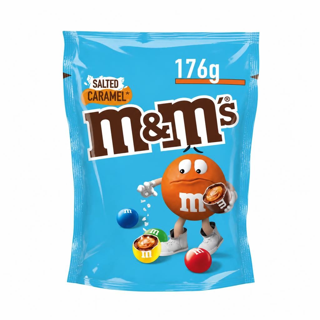 M&M's Salted Caramel Milk Chocolate Sharing Pouch Bag 176g