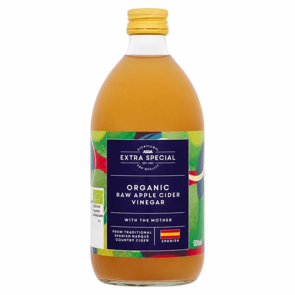 ASDA Extra Special Extra Special Organic Raw Apple Cider Vinegar 500ml