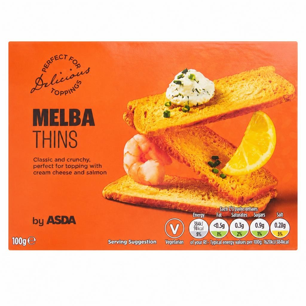 ASDA Melba Thins 100g