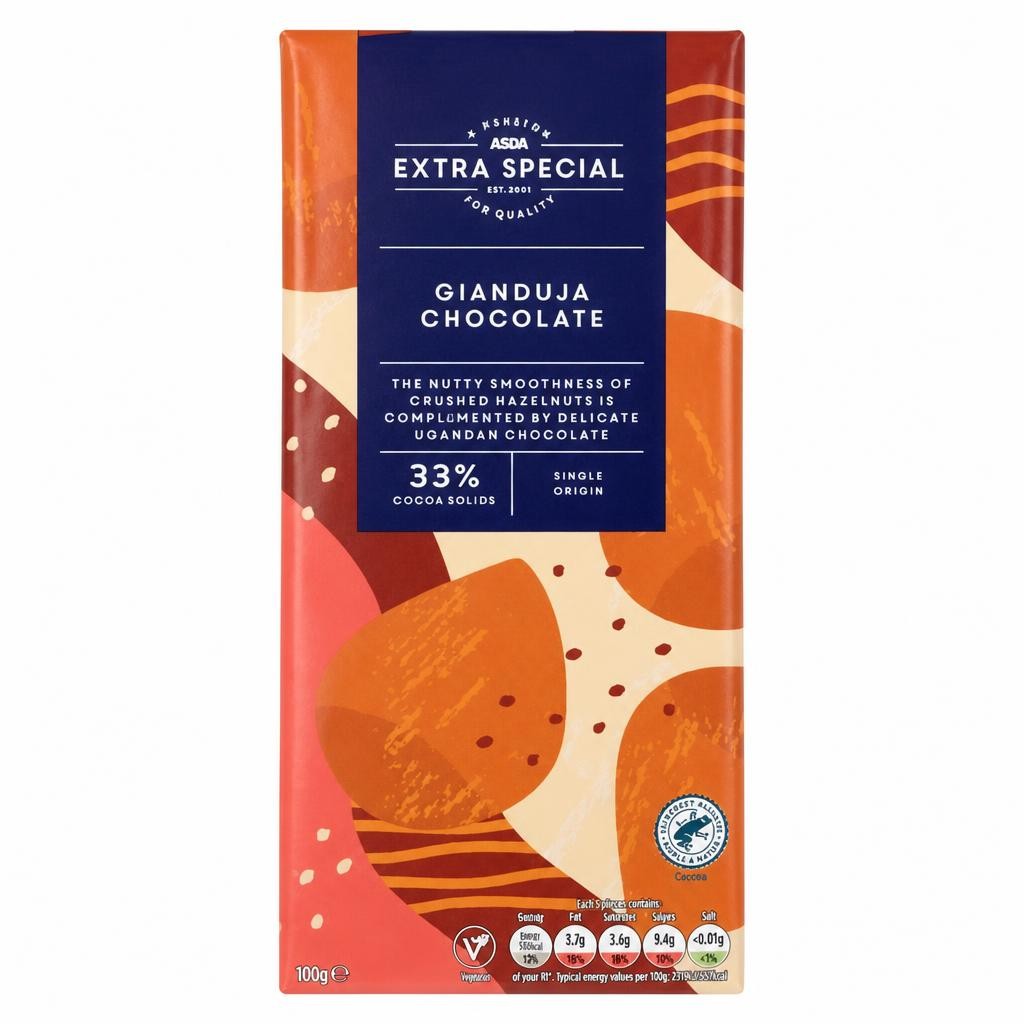 ASDA Extra Special Gianduja Chocolate 100g