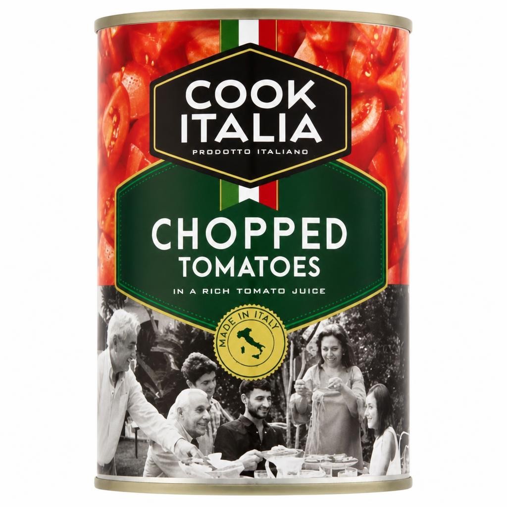 Cook Italian Chopped Tomatoes in a Rich Tomato Juice 400g