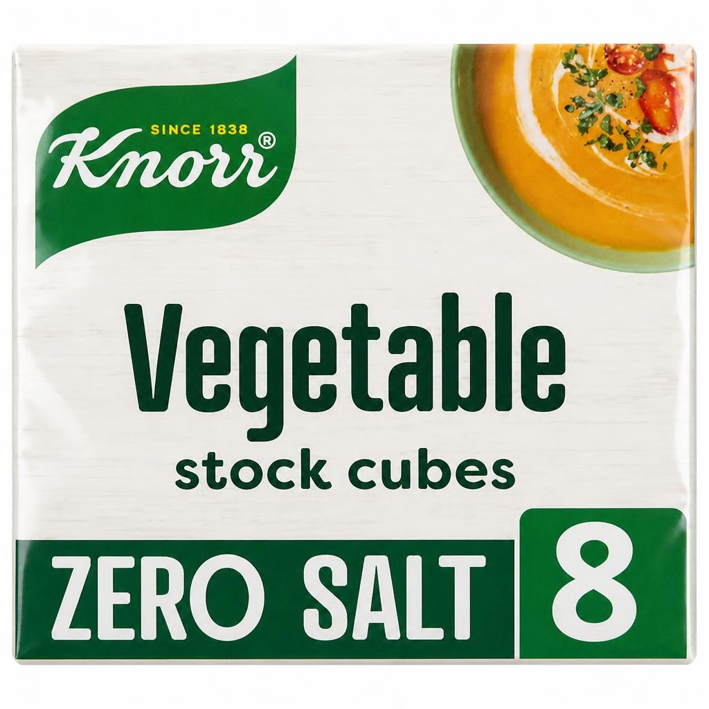 Knorr Vegetable Zero Salt Stock Cubes 8x 9 g