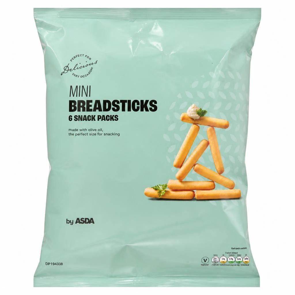 ASDA Mini Breadsticks 6 x 22g (132g)
