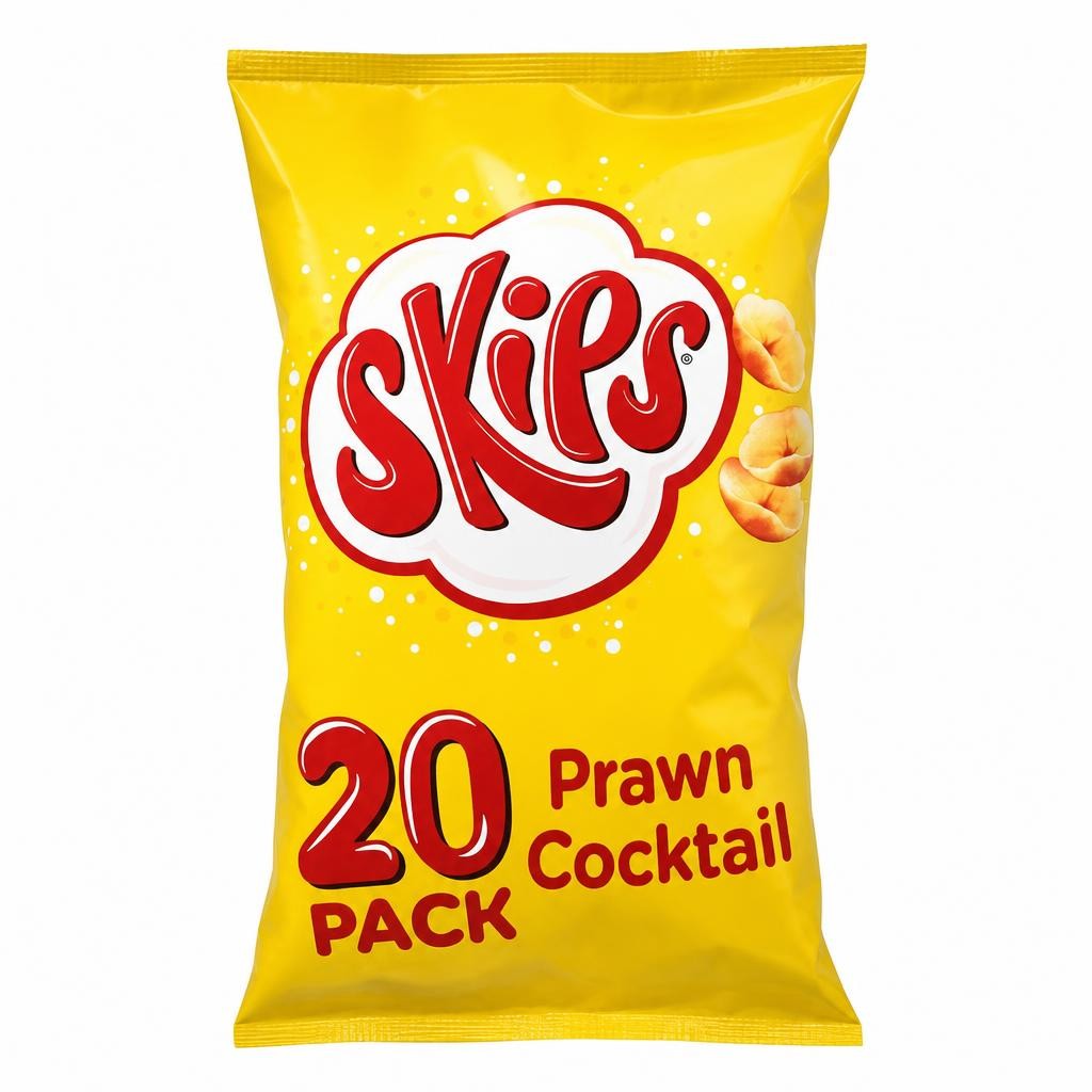 Skips Prawn Cocktail Multipack Crisps 20 Pack