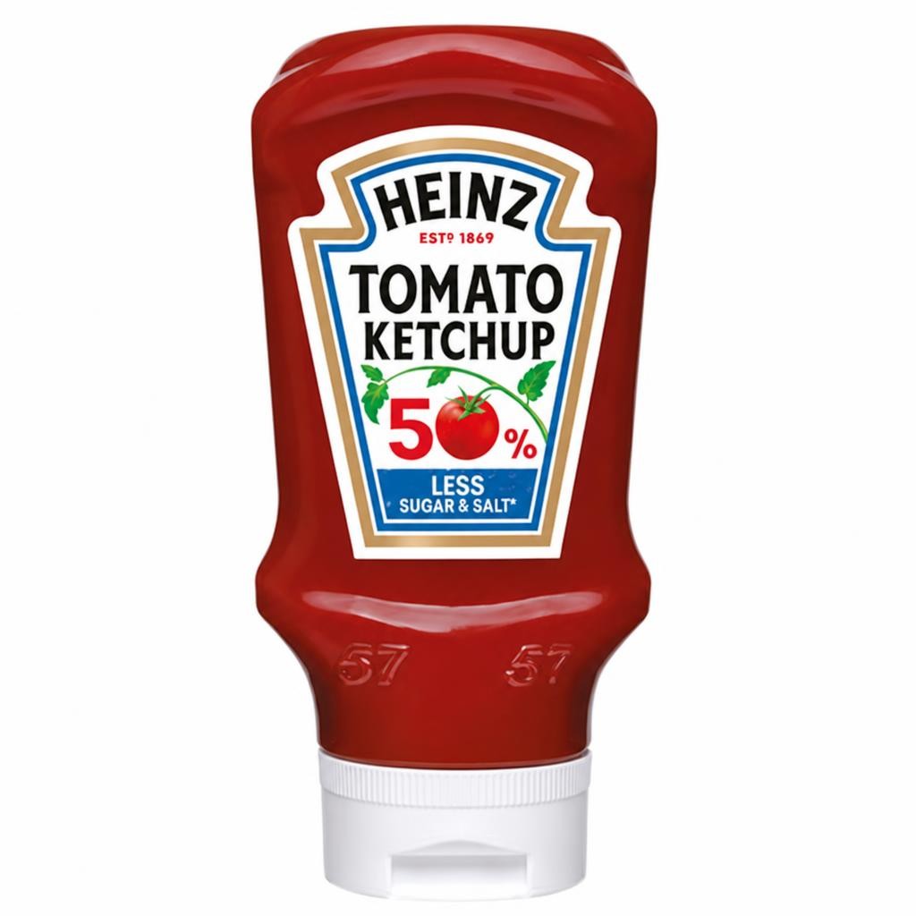 Heinz Tomato Ketchup 50% Less Salt & Sugar 400ml