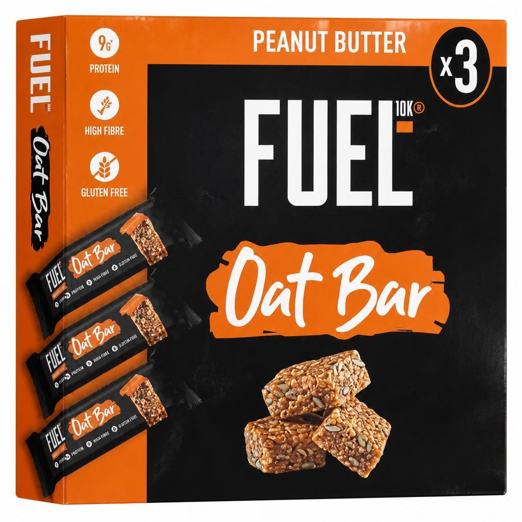 FUEL10K Peanut Butter Protein Cereal Oat Bars 3x45g