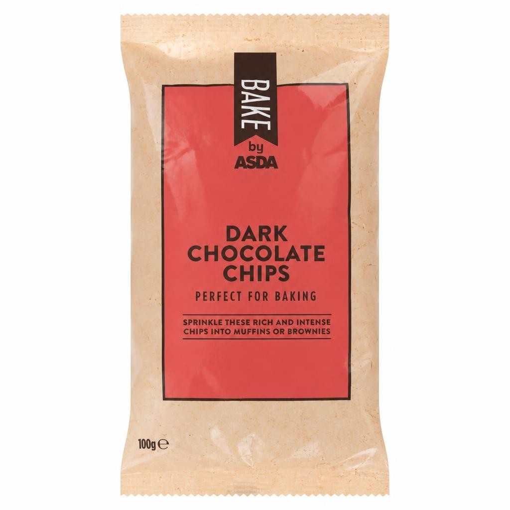 BAKE by ASDA Bake Dark Chocolate Chips 100g