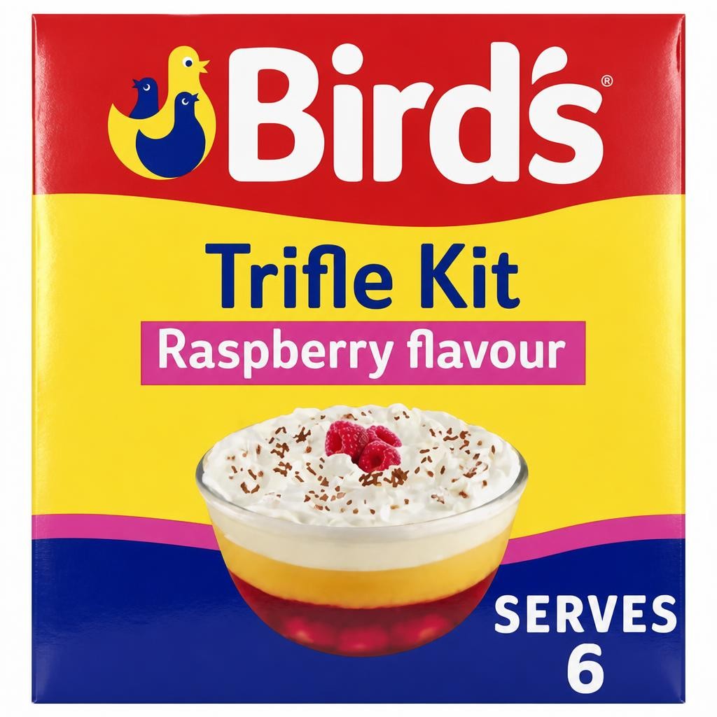 Birds Ready To Make Raspberry Flavour Trifle Dessert Kit 141g