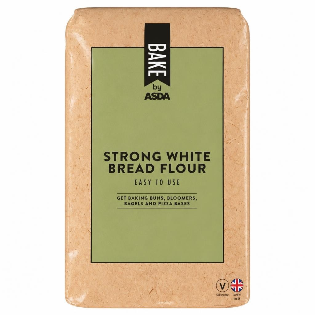 BAKE by ASDA BAKE by ASDA Strong White Bread Flour 1.5kg