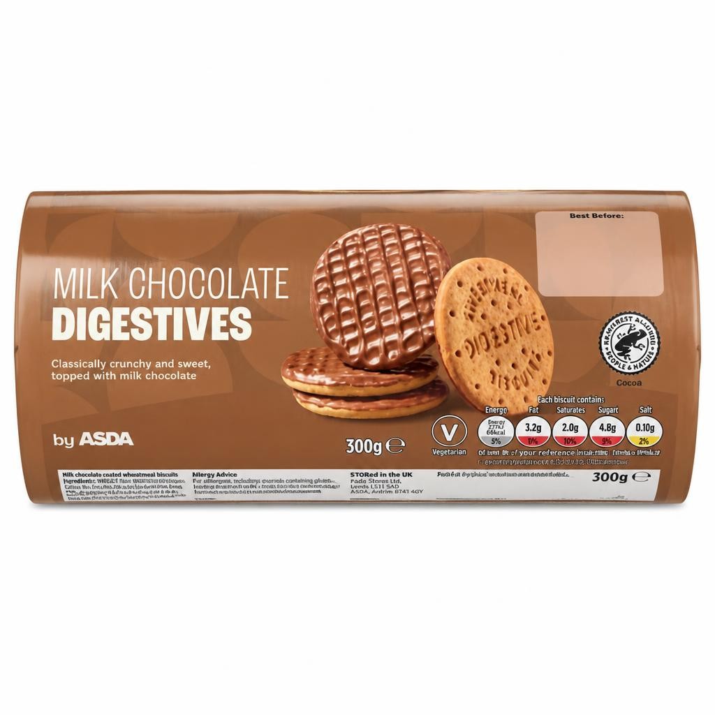 ASDA Milk Chocolate Digestives 300g