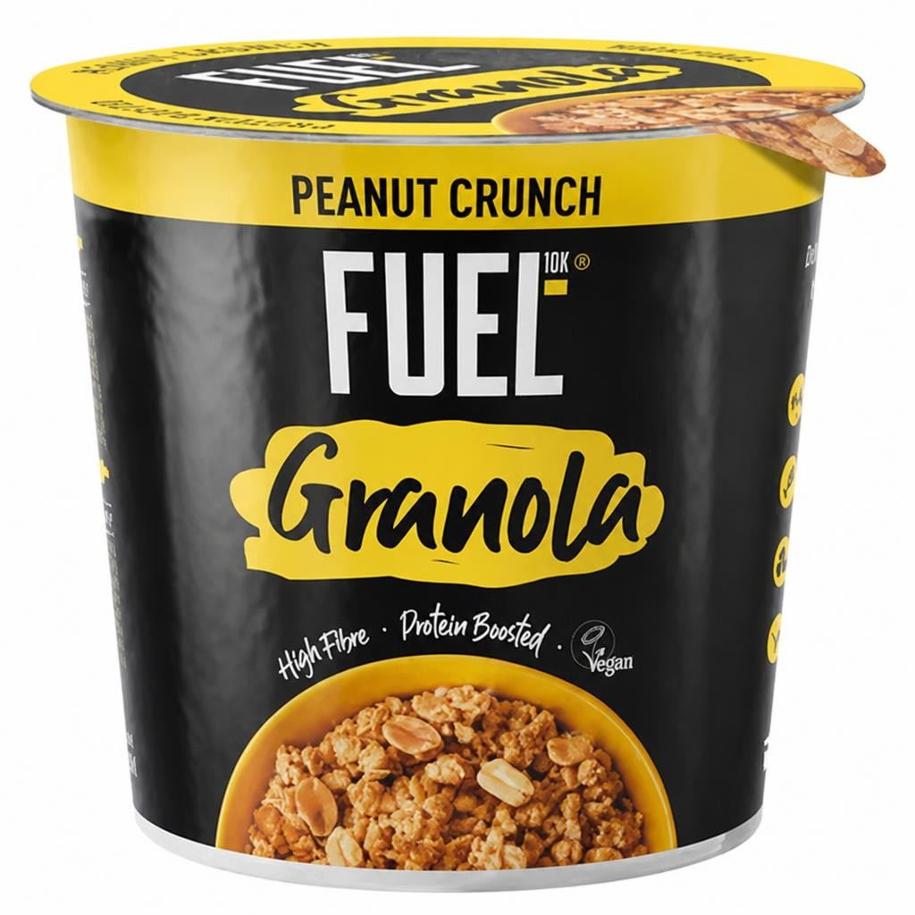 FUEL10K Peanut Crunch Protein Granola Cereal Pot 70g