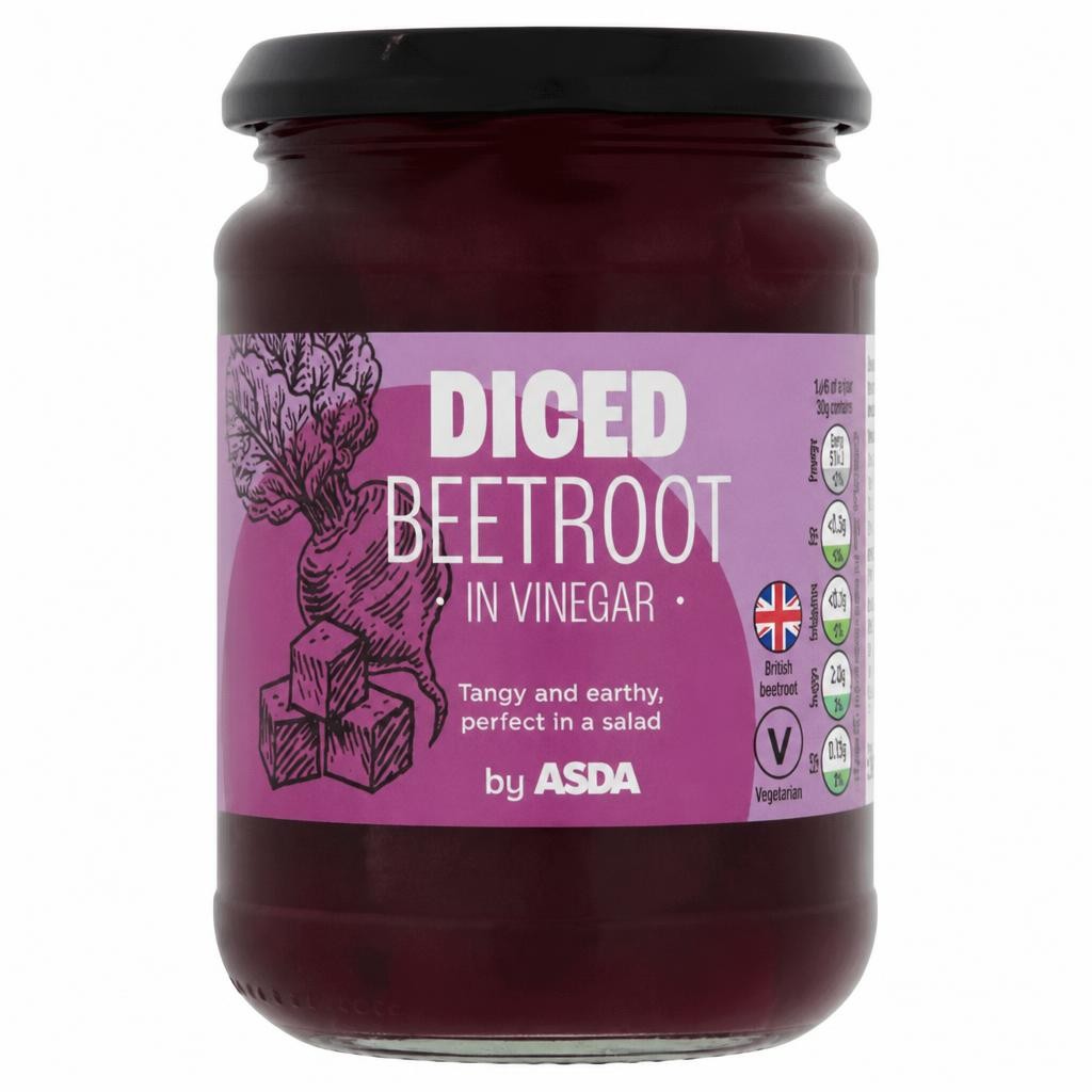 ASDA Diced Beetroot in Vinegar 221g