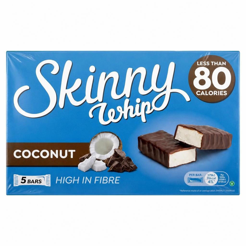 Skinny Whip Coconut Bars 5 x 20g