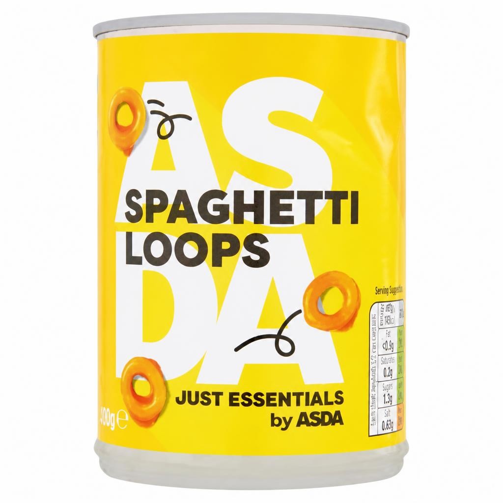JUST ESSENTIALS by ASDA Just Essentials Spaghetti Loops 395g