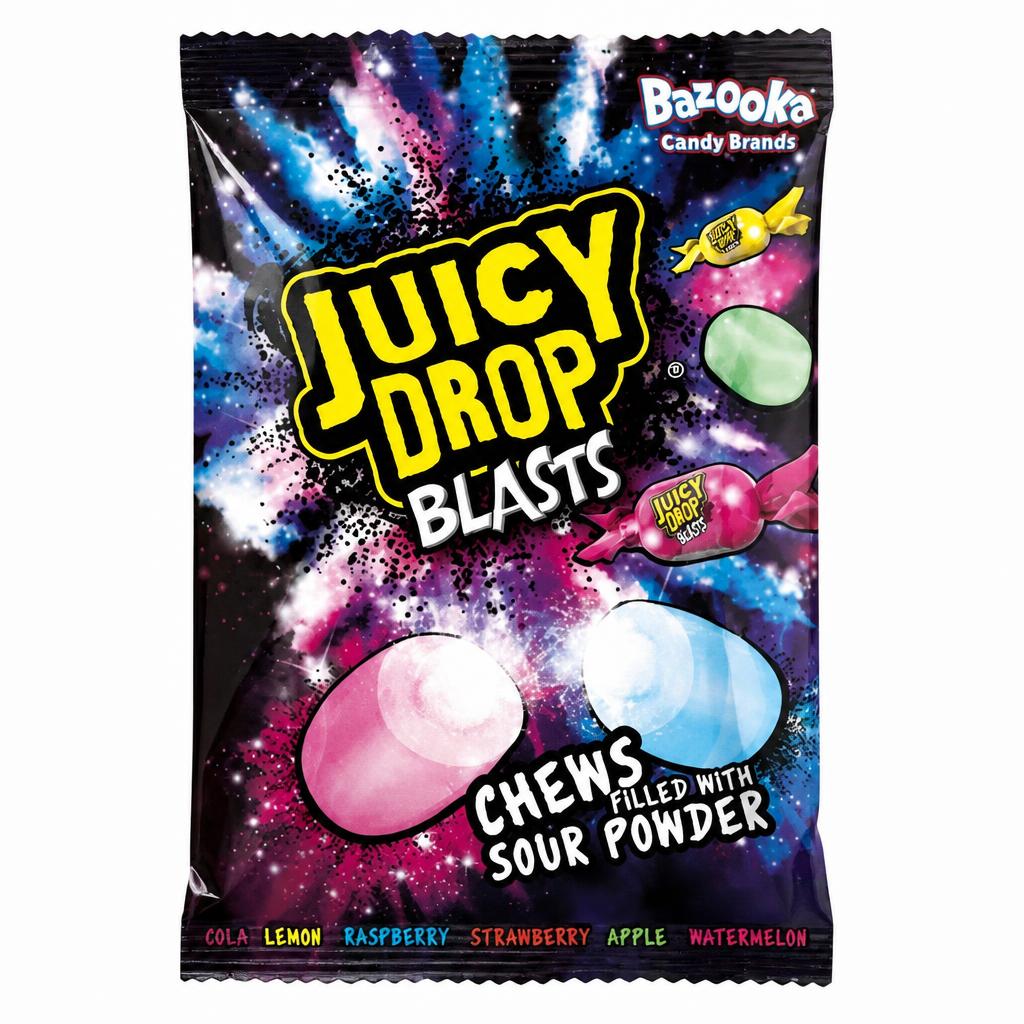 Bazooka Candy Brands Juicy Drop Blasts 140g