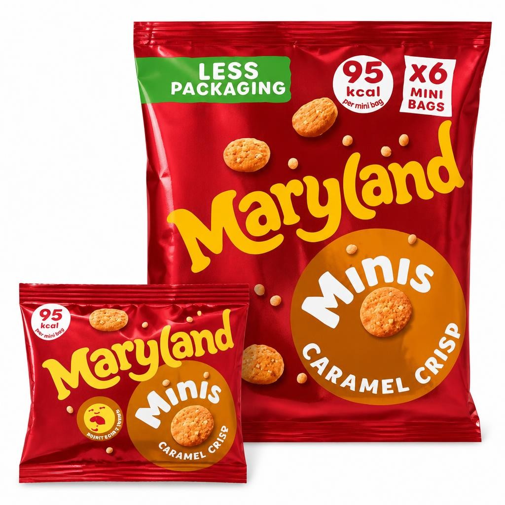 Maryland Cookies Minis Caramel Crisp 6 Multipacks