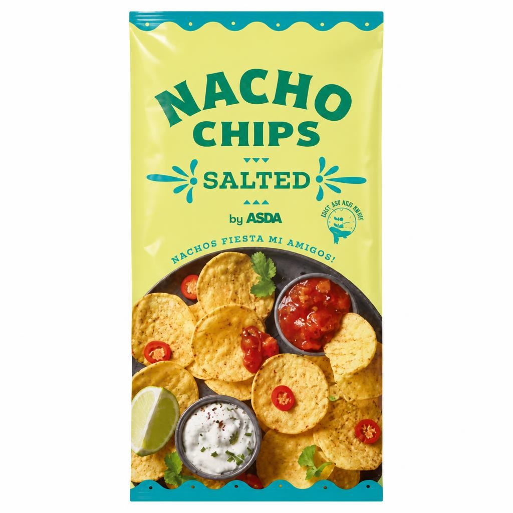 ASDA Salted Nacho Chips 200g