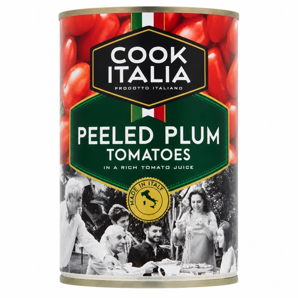 Cook Italian Peeled Plum Tomatoes 400g