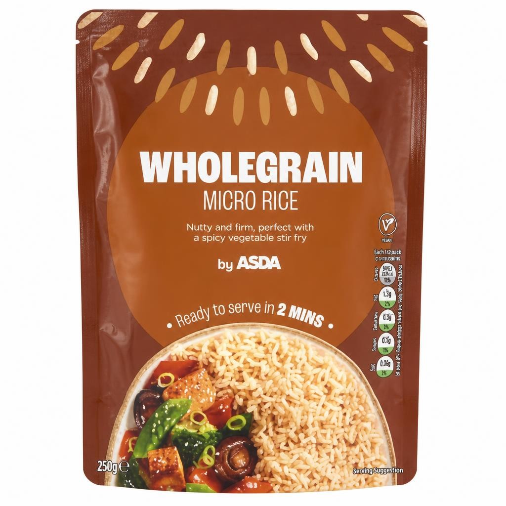 ASDA Wholegrain Micro Rice 250g