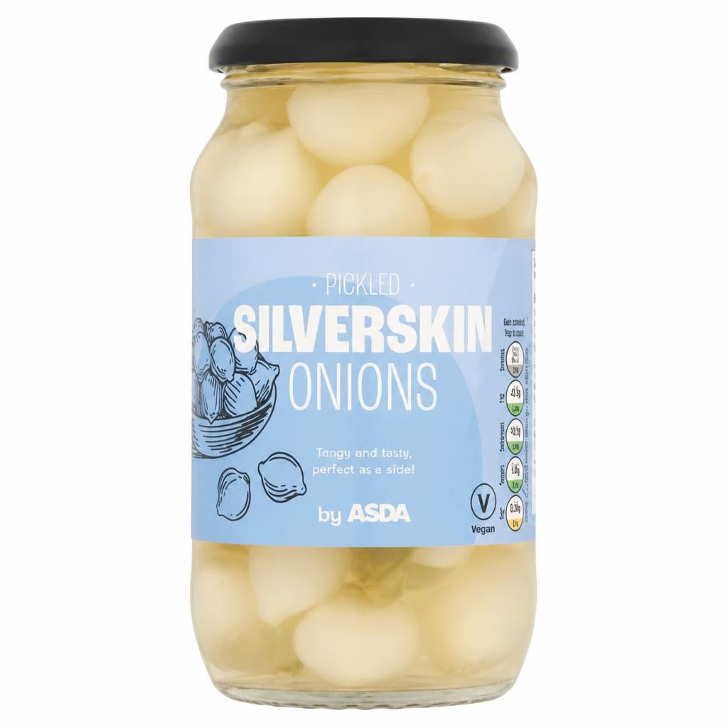 ASDA Pickled Silverskin Onions 440g