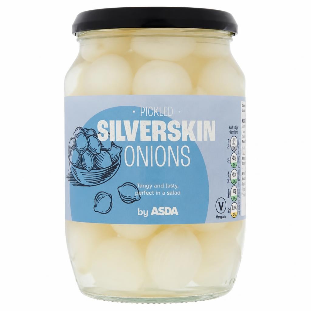 ASDA Pickled Silverskin Onions 710g