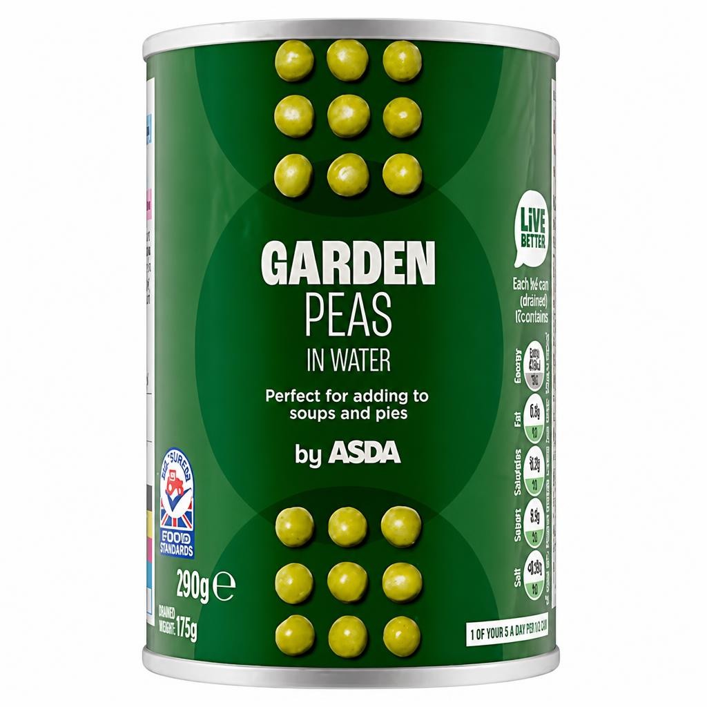 ASDA Garden Peas in Water 290g