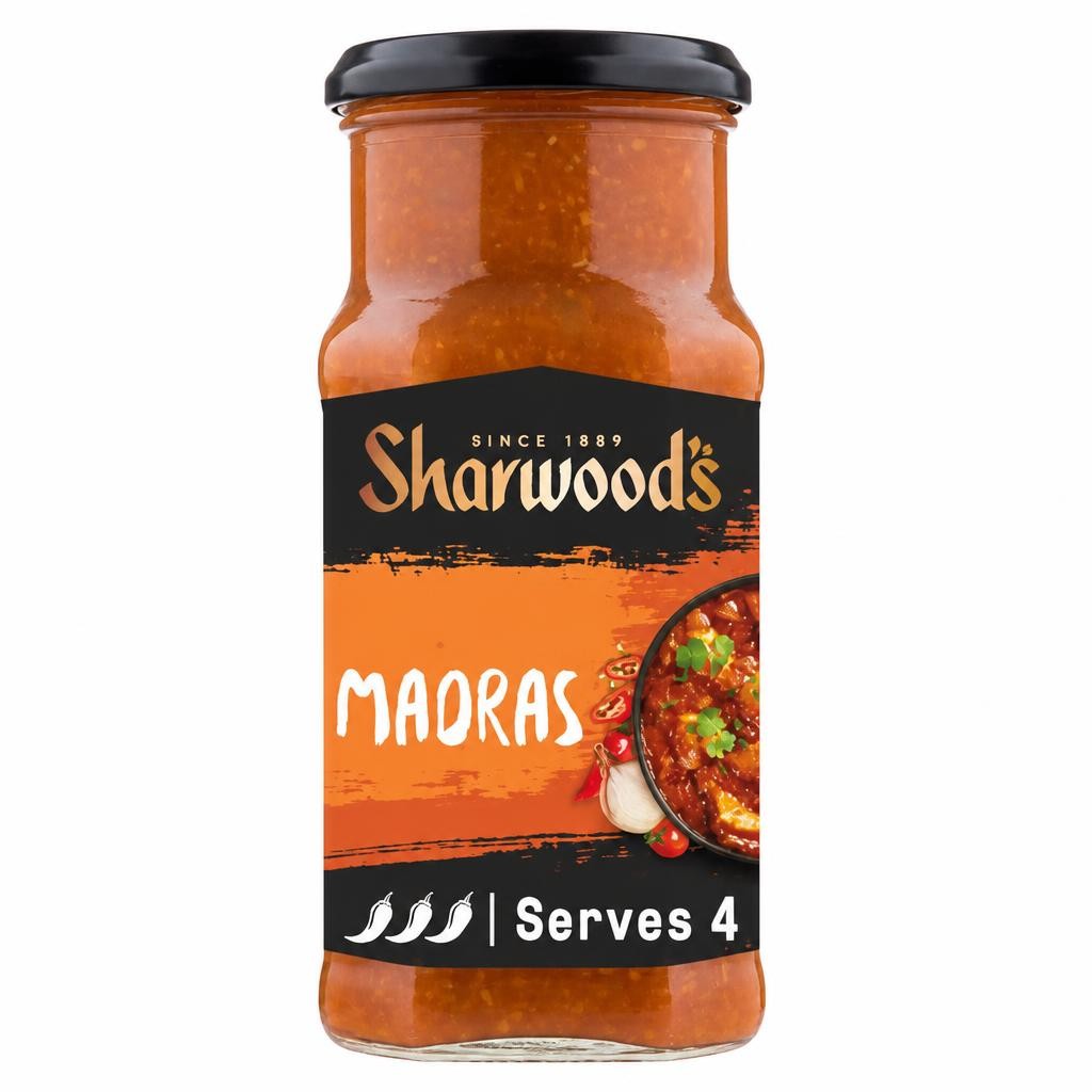 Sharwood's Indian Madras Curry Cooking Sauce 420g