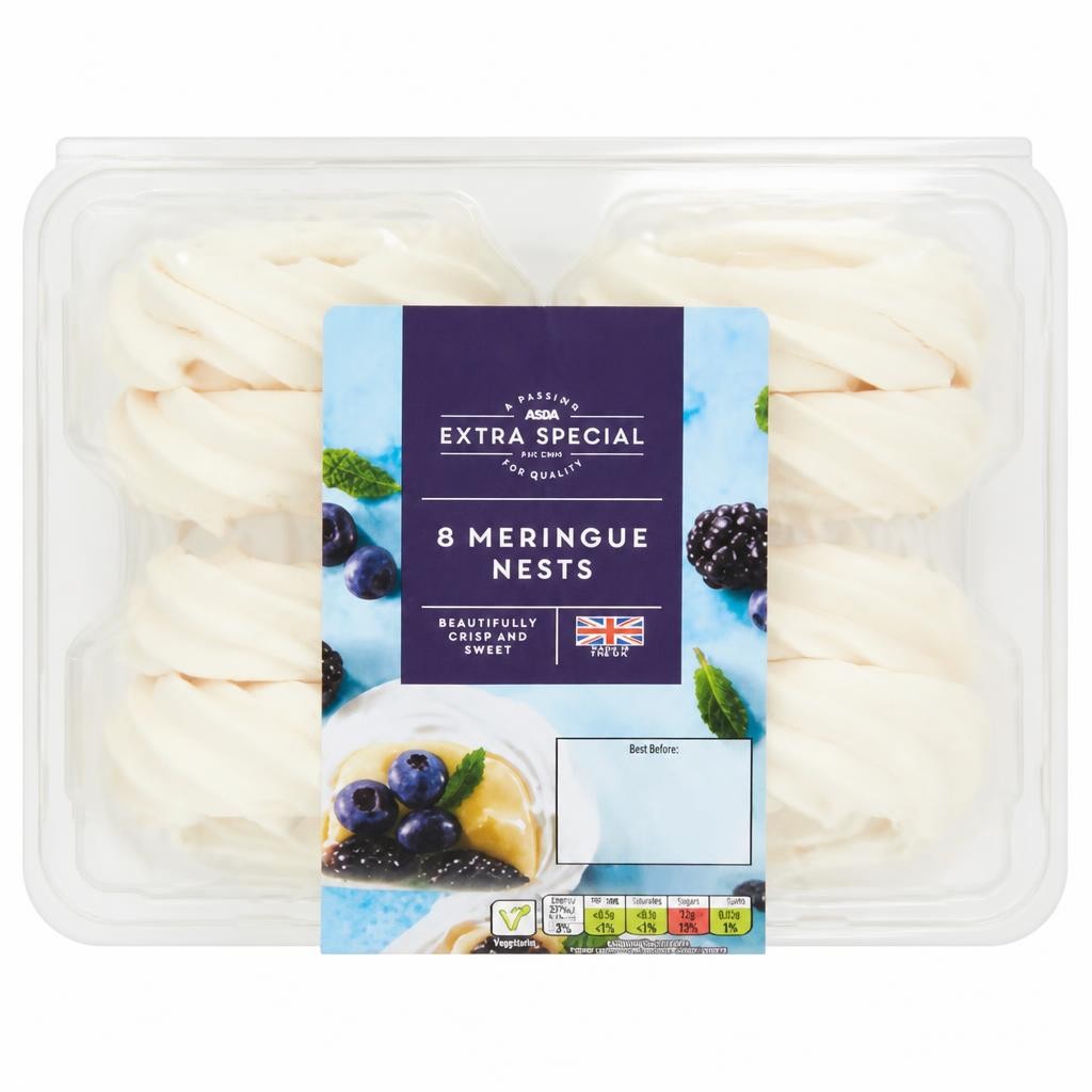 ASDA Extra Special 8 Meringue Nests