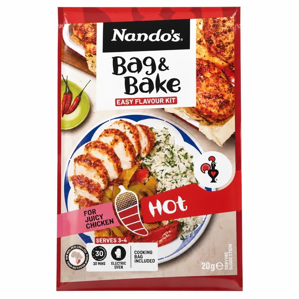Nando's Hot Bag & Bake 20g