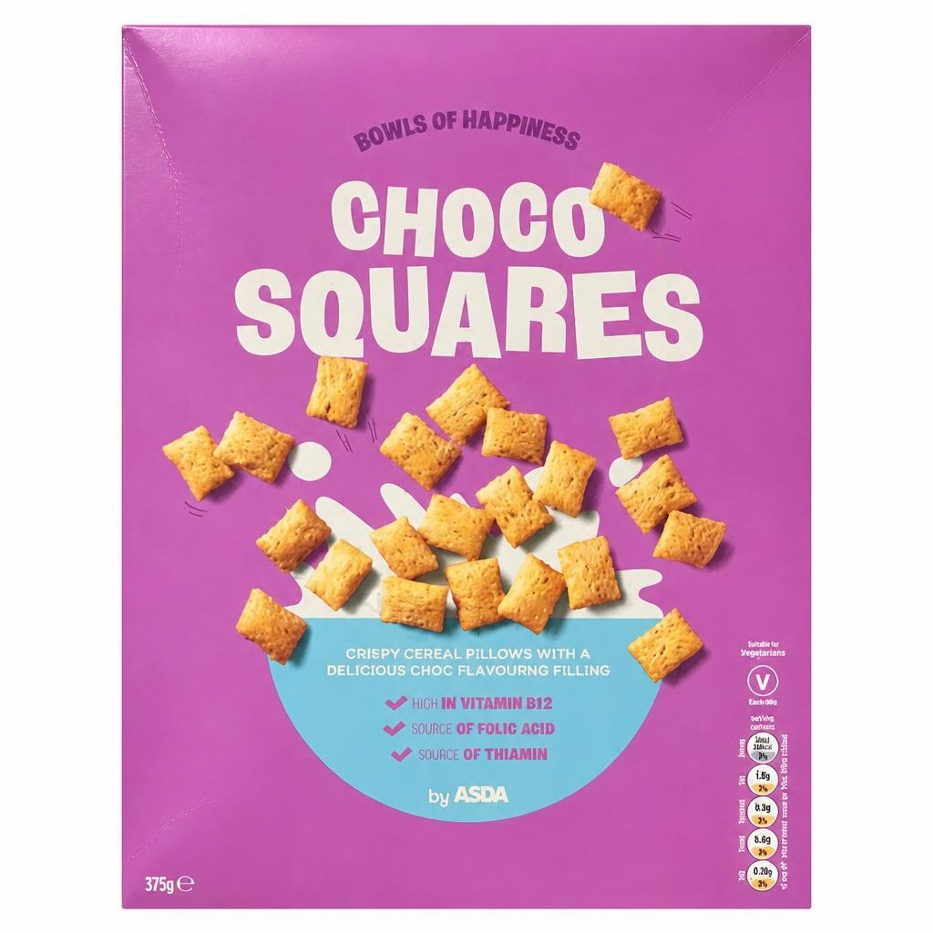 ASDA Choco Squares 375g