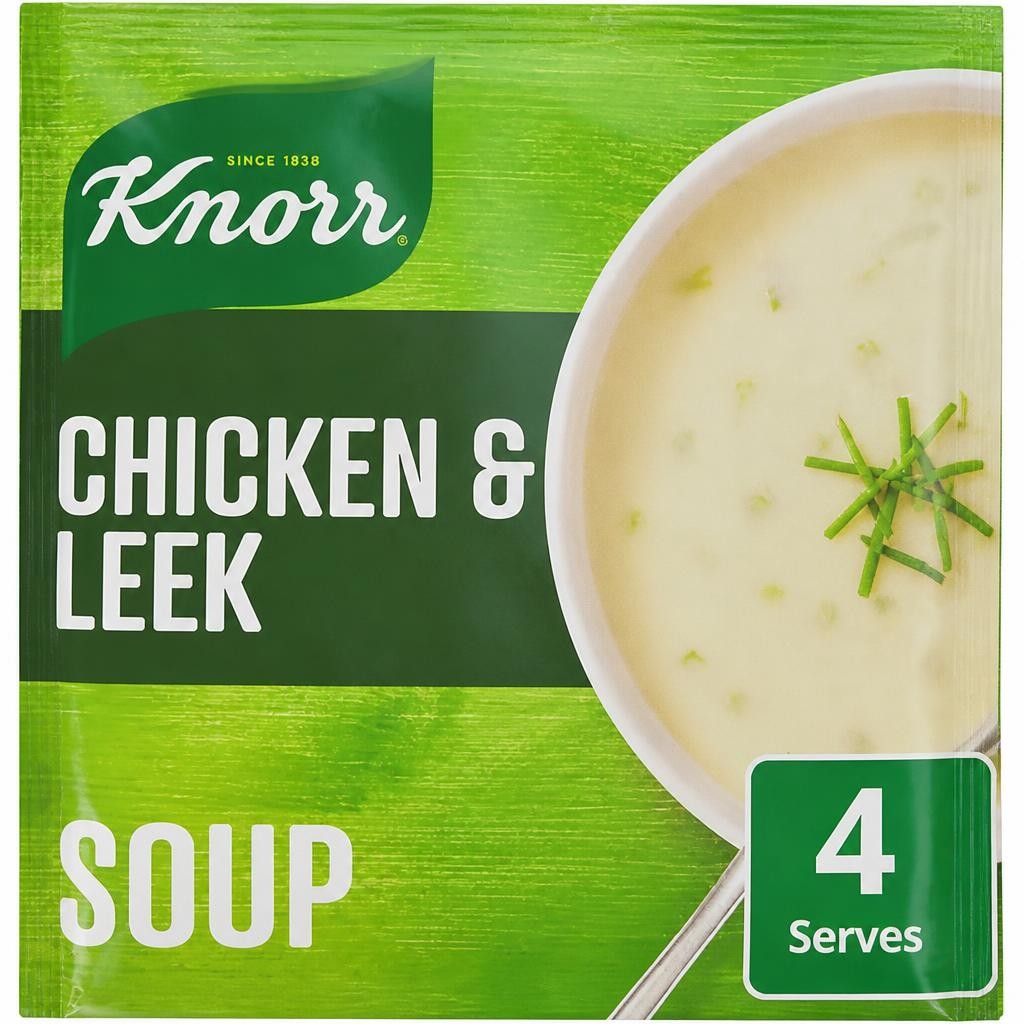 Knorr Chicken & Leek Dry Packet Soup 4 Servings 60g