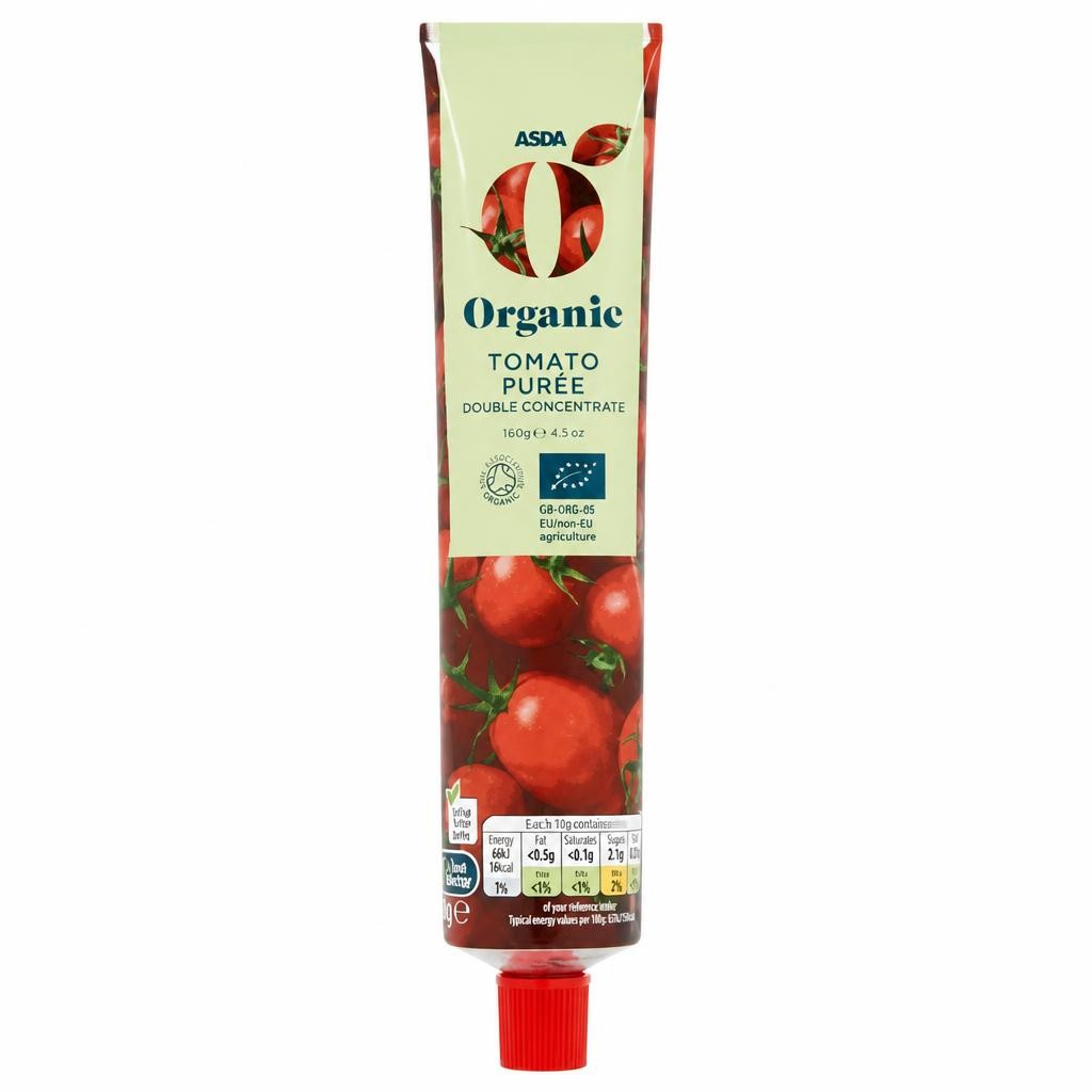 ASDA Organic Organic Tomato Purée Double Concentrate 200g